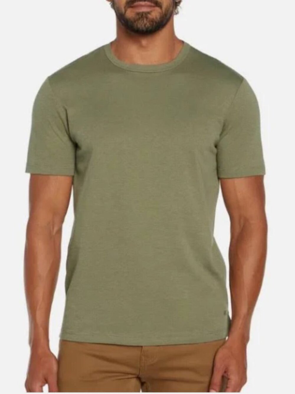 Banana Republic Men's Luxe Touch Performance Tee 100% Cotton Green (XL) NWOT!
